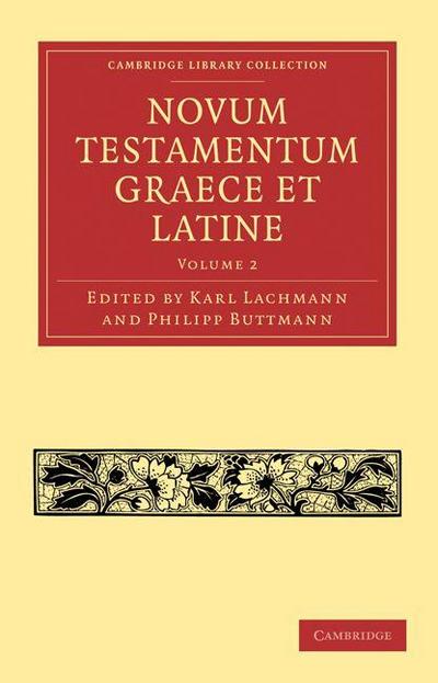 Novum Testamentum Graece Et Latine