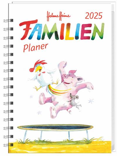 Helme Heine: Familienplaner-Buch A5 2025