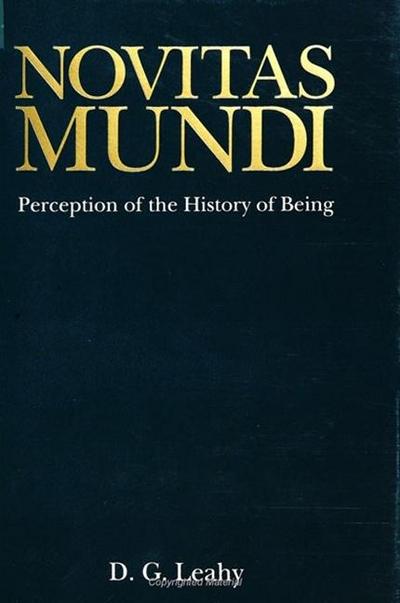 Novitas Mundi: Perception of the History of Being