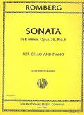 Sonata in e minor op.38,1for cello and piano