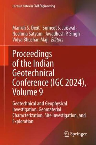 Proceedings of the Indian Geotechnical Conference (IGC 2024), Volume 9