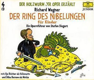 Der Ring des Nibelungen für Kinder, 4 Audio-CDs