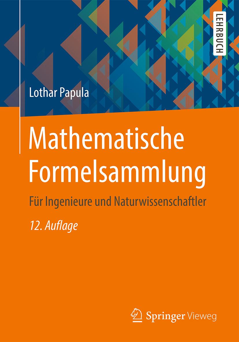 Mathematische Formelsammlung Lothar Papula - Bild 1 von 1
