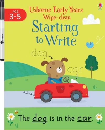 Starting to Write (Usborne Early Years Wipe-Clean)