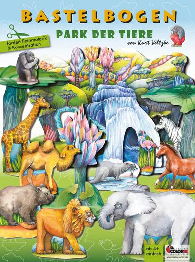 Park der Tiere Bastelbogen