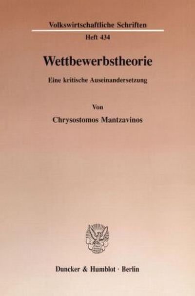 Wettbewerbstheorie.