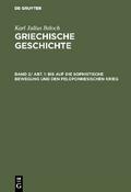 Bis auf die sophistische Bewegung und den peloponn