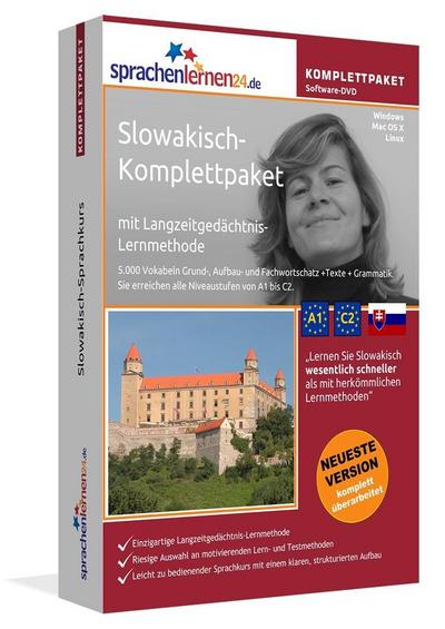 Sprachenlernen24 Slowak.-Komplettpaket/DVR