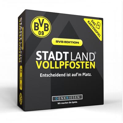 DENKRIESEN - STADT LAND VOLLPFOSTEN® - Das Kartenspiel - BVB EDITION - "Entscheidend ist auf’m Platz."