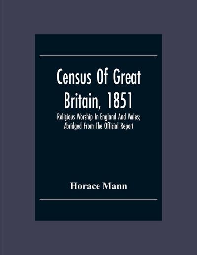 Census Of Great Britain, 1851