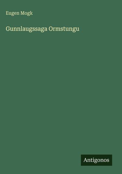Gunnlaugssaga Ormstungu