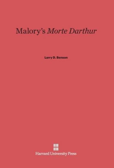 Malory’s <i>Morte Darthur</i>