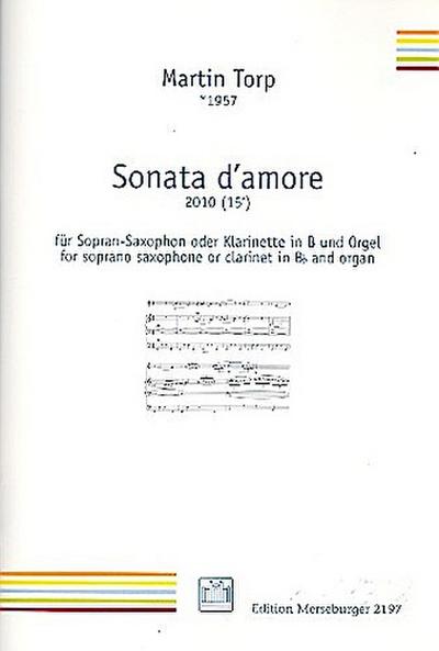 Sonata d’amorefür Sopransaxophon (Klarinette) und Orgel