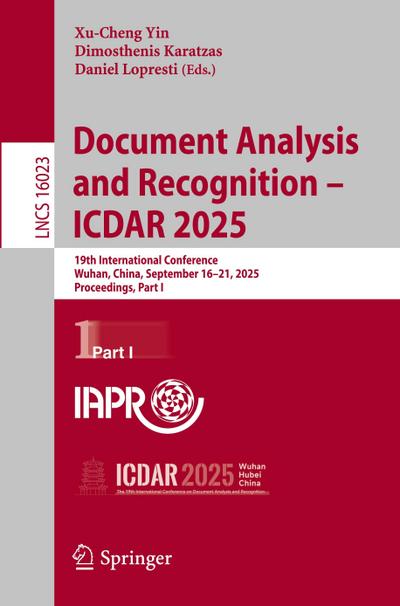 Document Analysis and Recognition - ICDAR 2025