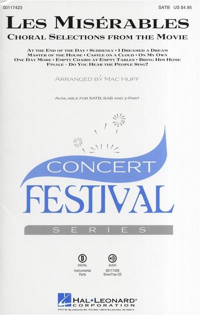 Les Misérables - Choral Selections From The Movie (SATB/Piano)