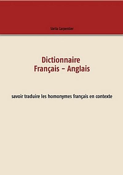 Dictionnaire Français - Anglais