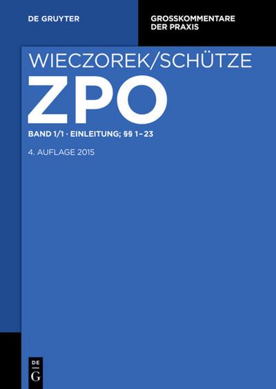 Einleitung; §§ 1-23