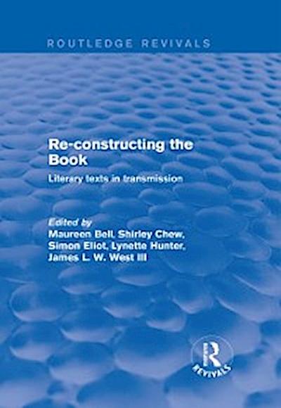 Re-Constructing the Book