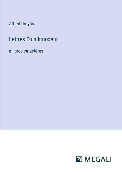 Lettres D’un Innocent