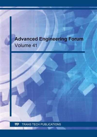 Advanced Engineering Forum Vol. 41