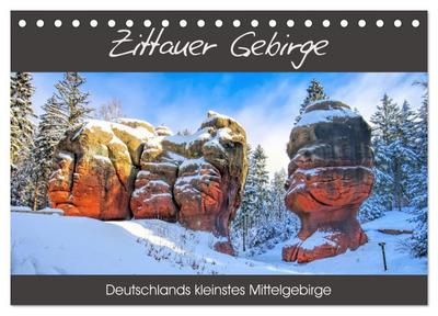 Zittauer Gebirge - Deutschlands kleinstes Mittelgebirge (Tischkalender 2026 DIN A5 quer), CALVENDO Monatskalender