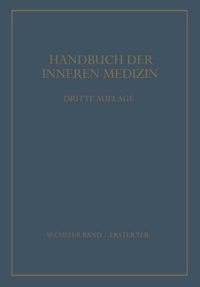 Innere Sekretion Fettsucht und Magersucht Knochen · Gelenke · Muskeln Erkrankungen aus physikalischen Ursachen