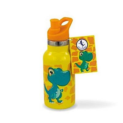 Blue Bananas 32094 - 350 ml Edelstahl Trinkflasche für Kids  Hochwertige Trinkflasche Edelstahl Vakuum Flasche  mit Dino Motiv