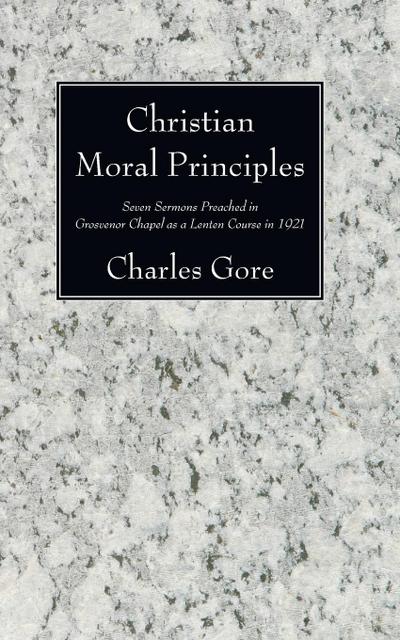 Christian Moral Principles