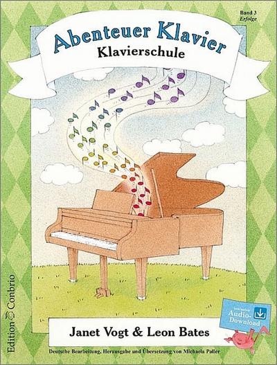 Abenteuer Klavier Band 3 (+Online Audio)Klavierschule für Kinder