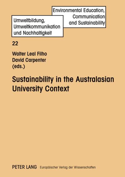 Sustainability in the Australasian University Context