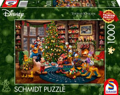 Disney, Mickey & Minnie Trimming The Tree