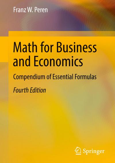 Math for Business and Economics