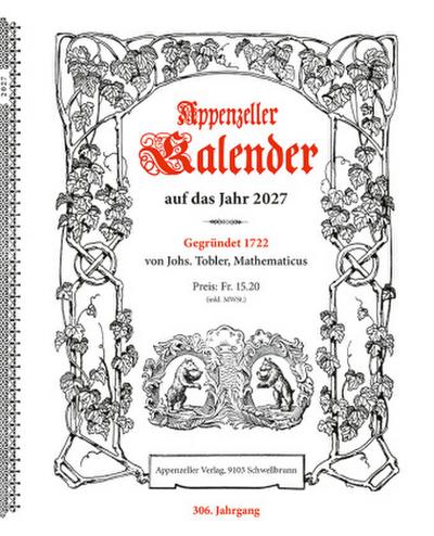 Appenzeller Kalender 2027