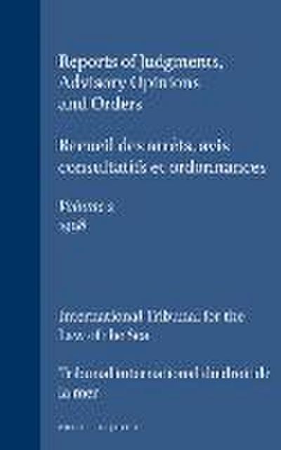 Reports of Judgments, Advisory Opinions and Orders / Recueil Des Arrêts, Avis Consultatifs Et Ordonnances, Volume 2 (1998)