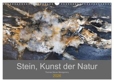 Stein, Kunst der Natur (Wandkalender 2026 DIN A3 quer), CALVENDO Monatskalender