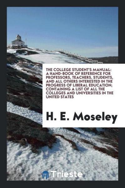 The College Student’s Manual