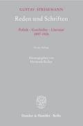Reden und Schriften.