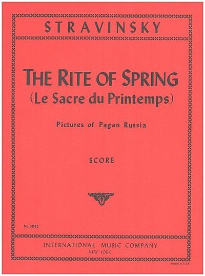 The rite springfor orchestra
