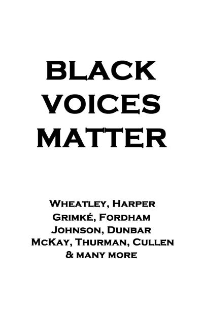 Black Voices Matter
