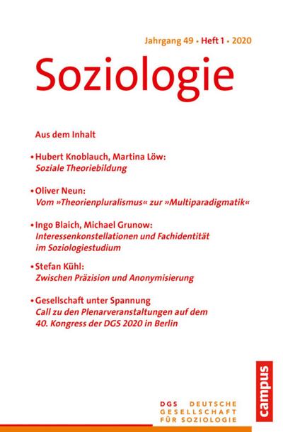 Soziologie 1/2020