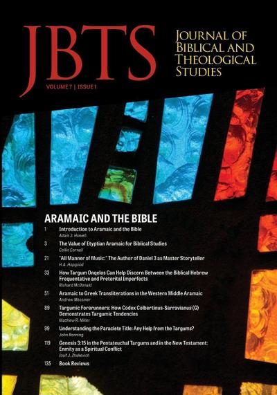 Journal of Biblical and Theological Studies, Issue 7.1