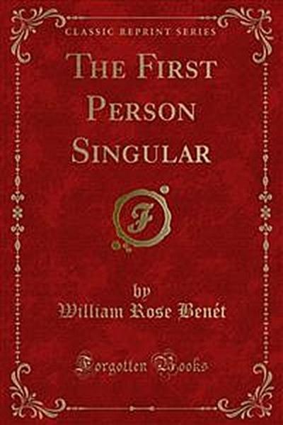The First Person Singular