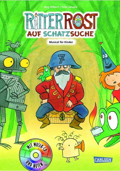 Ritter Rost auf Schatzsuche, m. Audio-CD