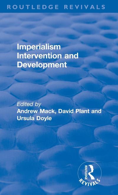 Imperialism Intervention and Development