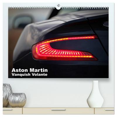 Aston Martin Vanquish Volante (hochwertiger Premium Wandkalender 2026 DIN A2 quer), Kunstdruck in Hochglanz