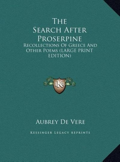 The Search After Proserpine