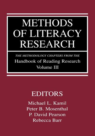Methods of Literacy Research