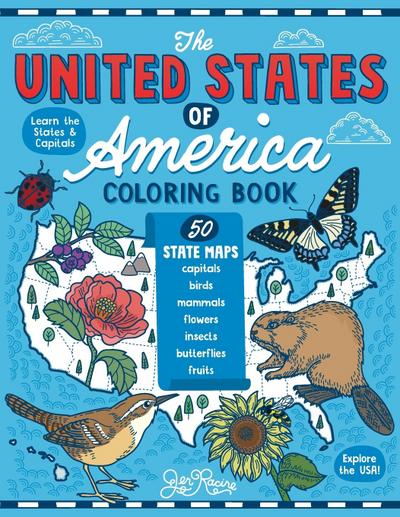 The United States of America Coloring Book