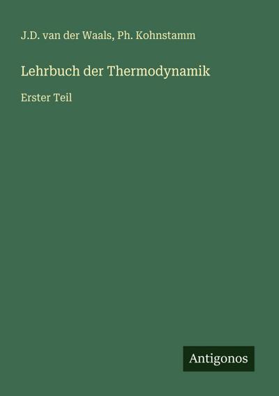 Lehrbuch der Thermodynamik