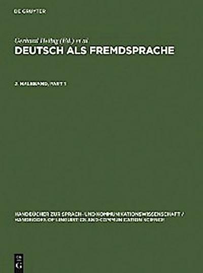 Deutsch als Fremdsprache. 2. Halbband
